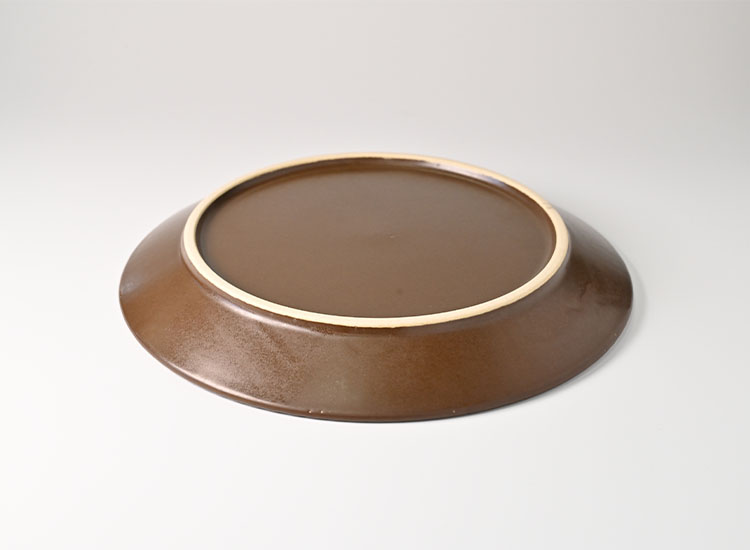 しのぎ_ブラウンマット 7寸平皿のイメージ