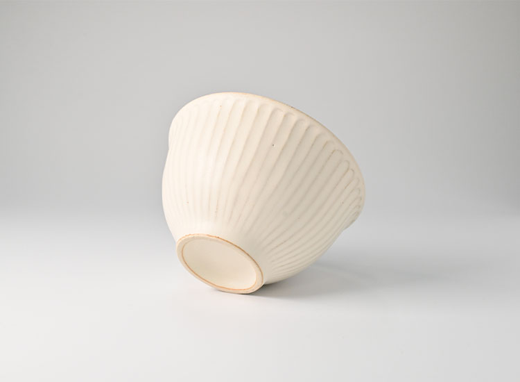 しのぎ_クリームマット 飯碗のイメージ