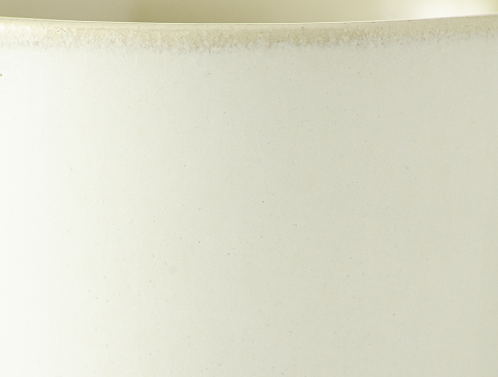 益子伝統釉_糠白釉 ロングマグカップのイメージ