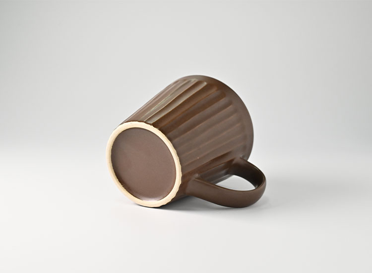 しのぎ_ブラウンマット マグカップのイメージ