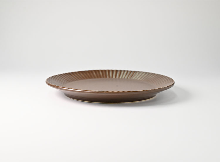 しのぎ_ブラウンマット 5.5寸平皿のイメージ