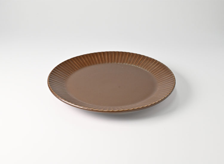 しのぎ_ブラウンマット 5.5寸平皿のイメージ