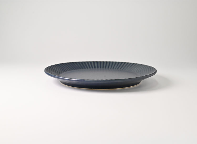 しのぎ_ブルーマット 5.5寸平皿のイメージ