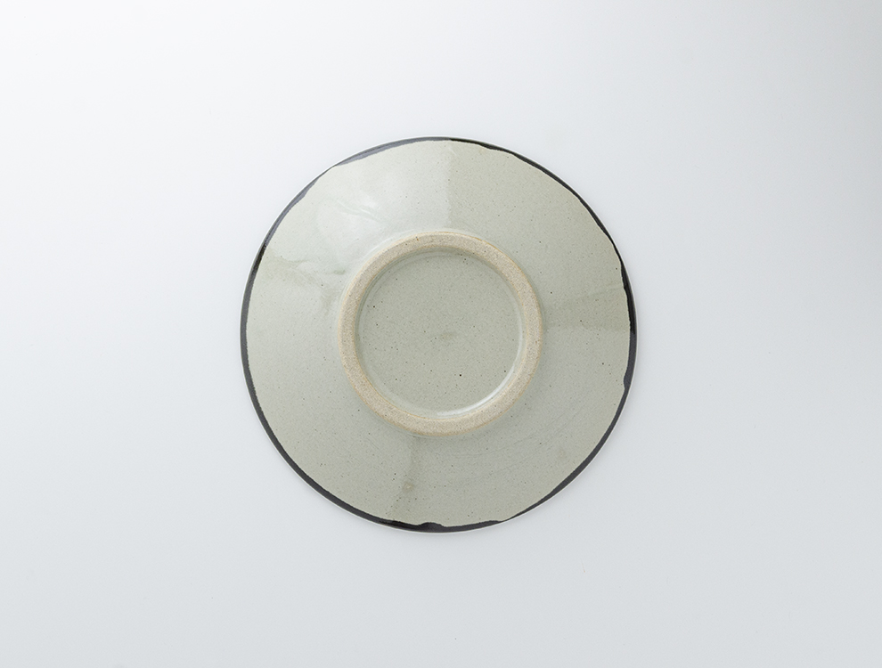 ペルシャ紋_黒ペルシャ紋 8寸丸皿のイメージ