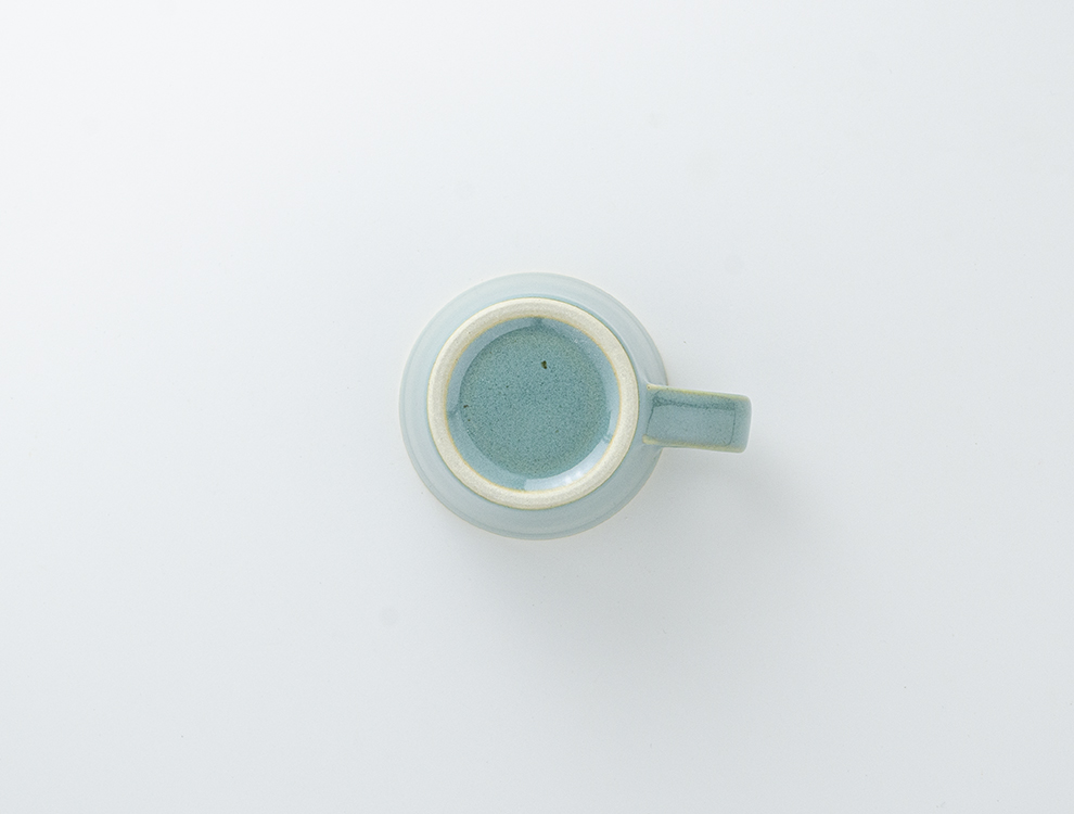 益子伝統釉_益子青磁釉 コーヒーカップのイメージ