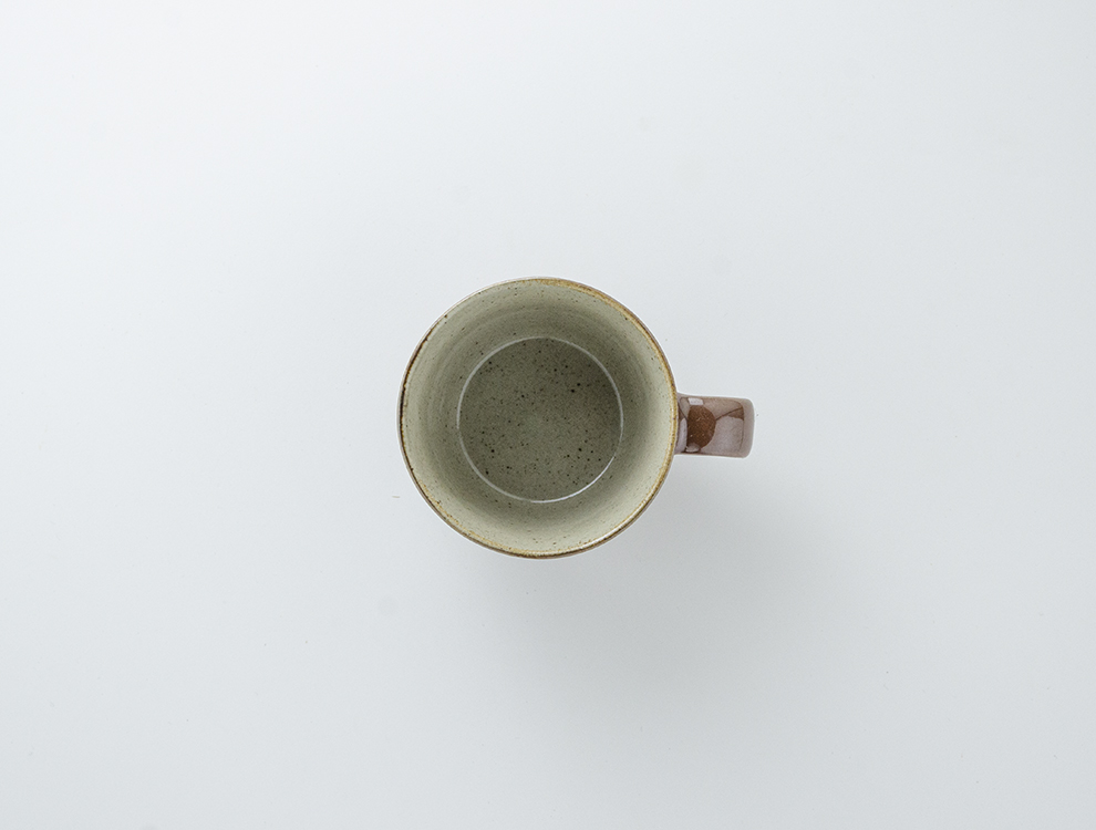 益子伝統釉_柿釉 コーヒーカップのイメージ