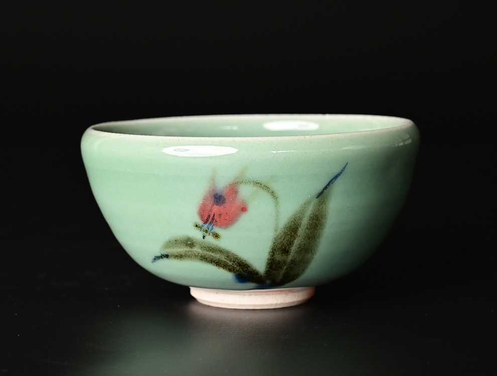 成良仁＿青瓷釉茶碗のイメージ