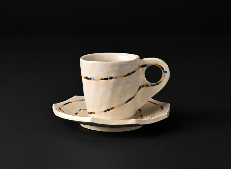 加守田太郎_デミタス碗皿 イメージ