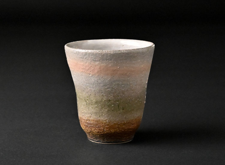 佐伯守美_象嵌釉彩文ぐい吞のイメージ