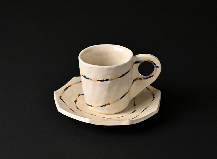 加守田太郎_デミタス碗皿のイメージ