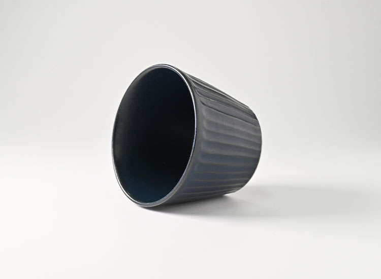 しのぎ_ブルーマット そば猪口のイメージ