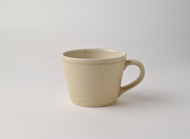 益子伝統釉_灰釉 コーヒーカップ イメージ