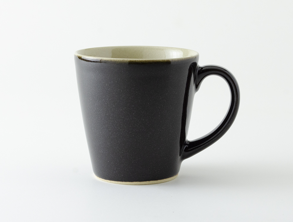 益子伝統釉_黒釉 ロングマグカップ イメージ