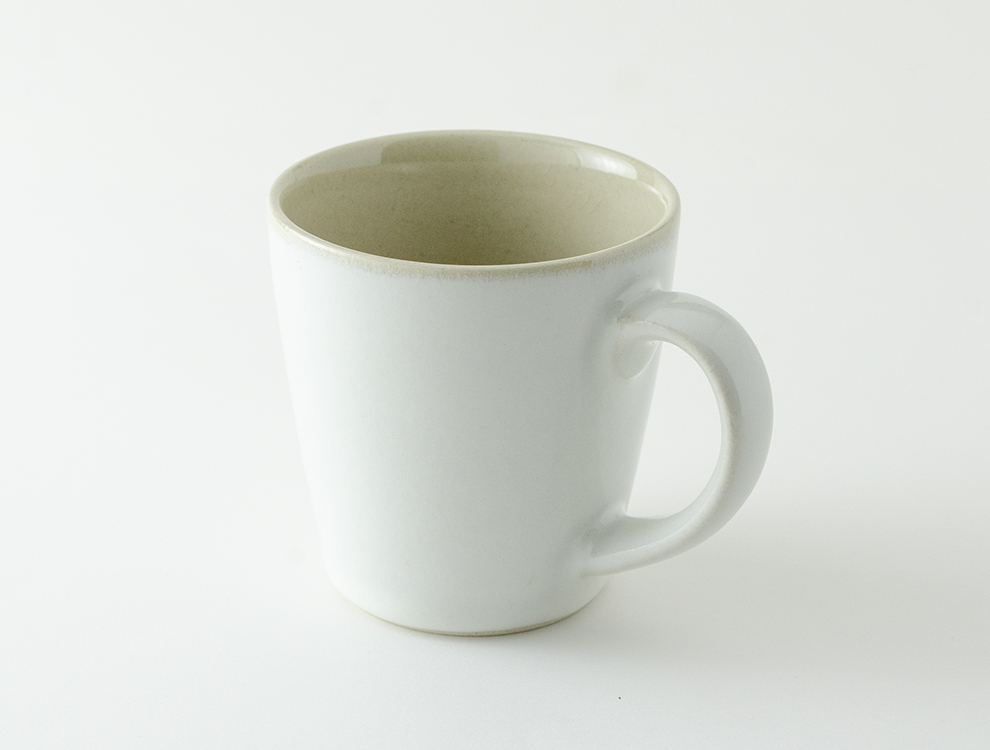 益子伝統釉_糠白釉 ロングマグカップのイメージ