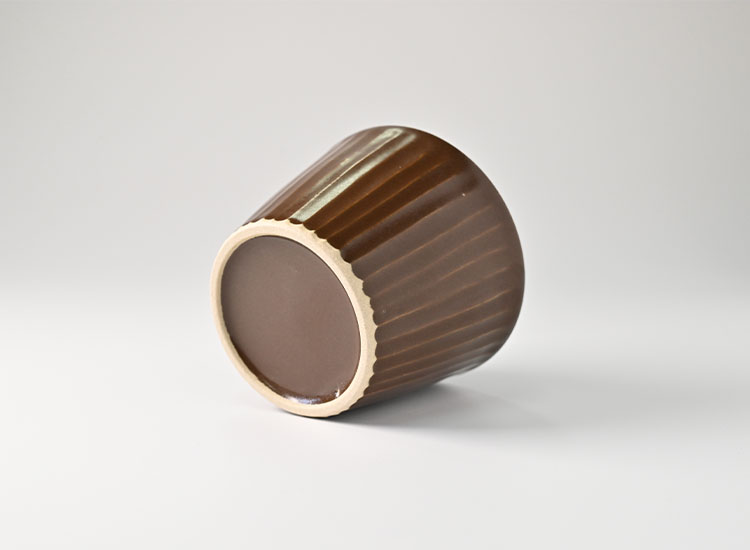 しのぎ_ブラウンマット そば猪口のイメージ